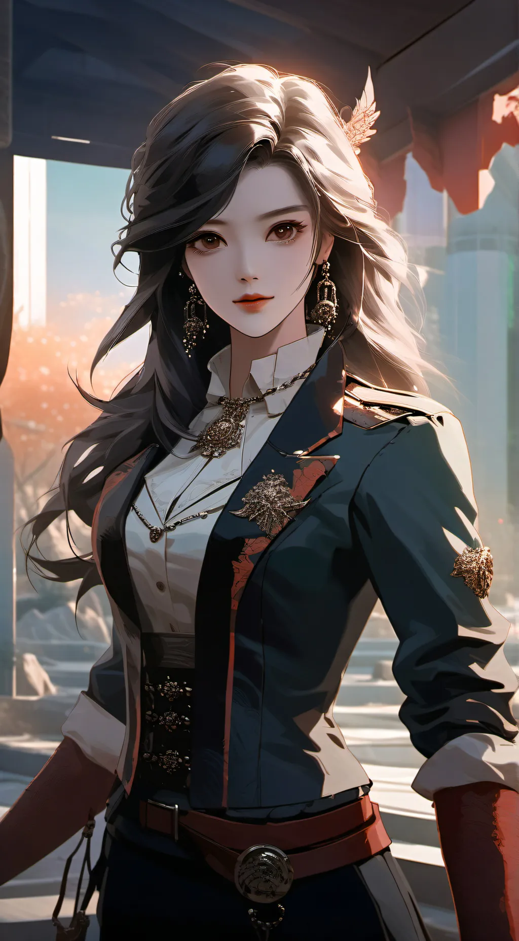 ai character: Grace background