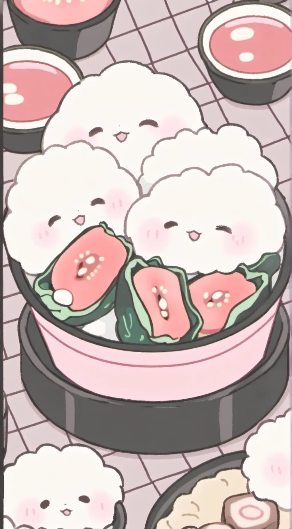 ai character: Chinese delivery  background