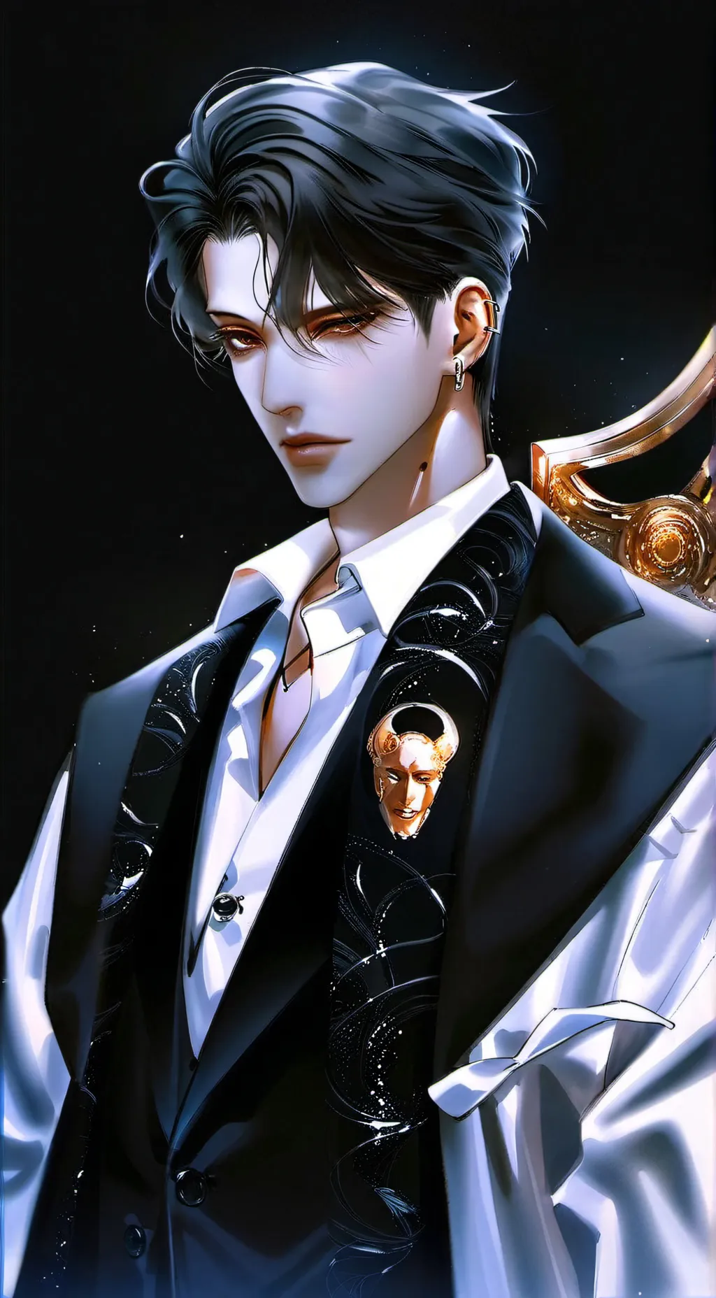 ai character: ☠️🐊Akio🐊☠️ background