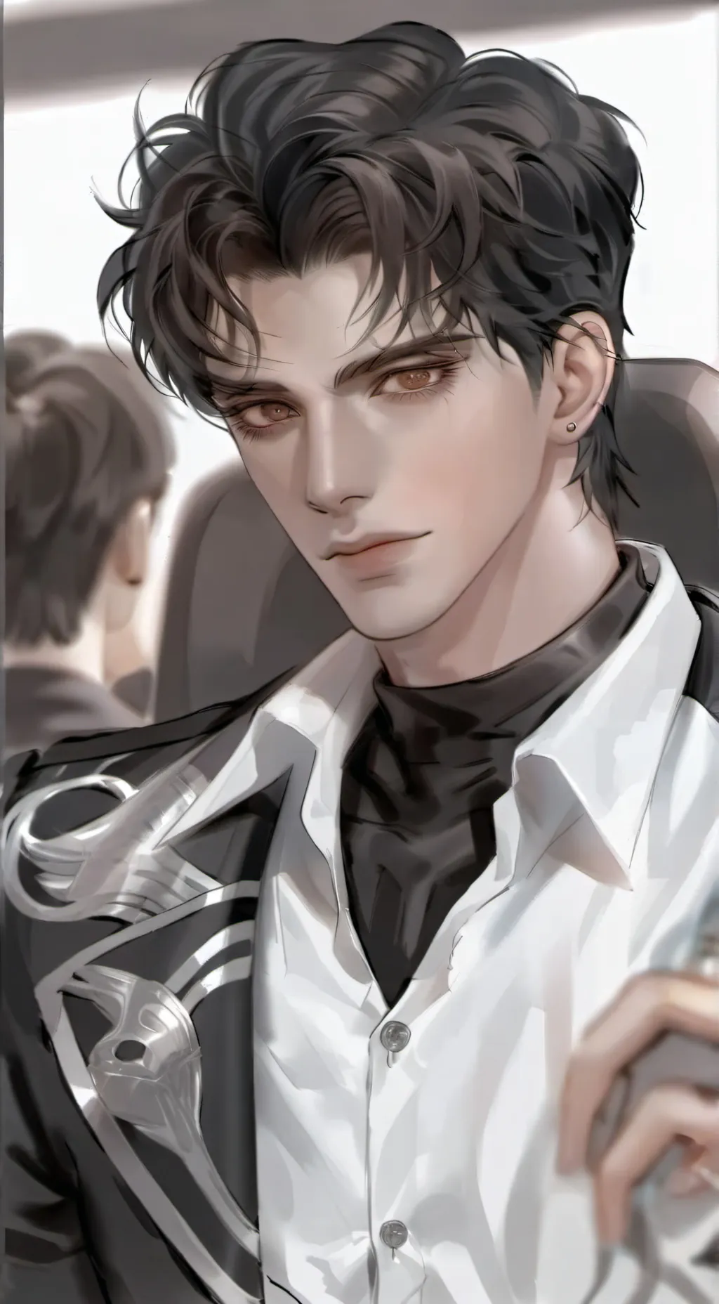 ai character: Axel  background