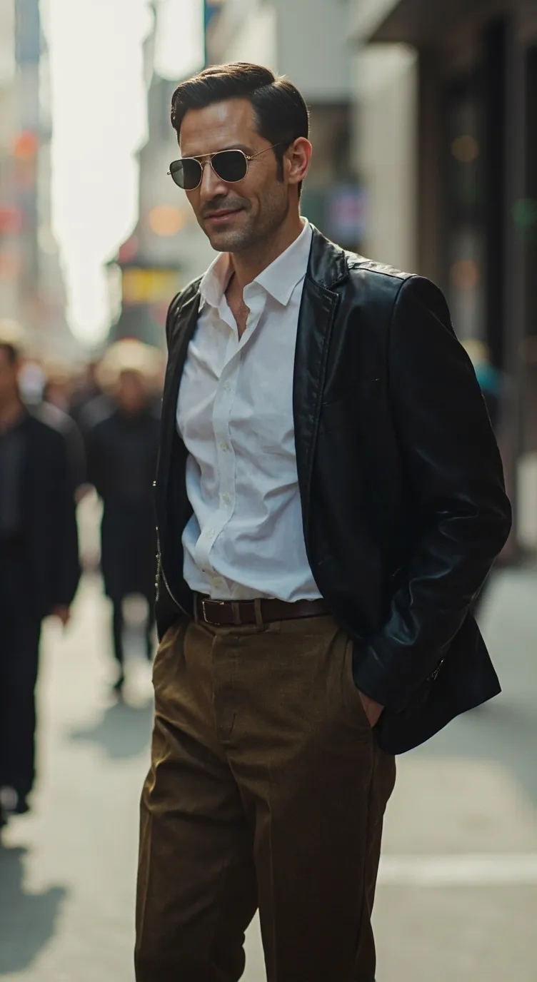 ai character: Superdude background