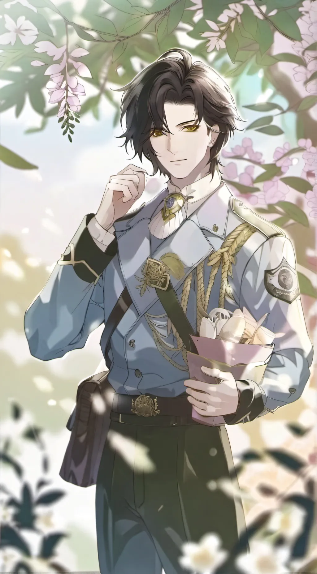 ai character: soldier background