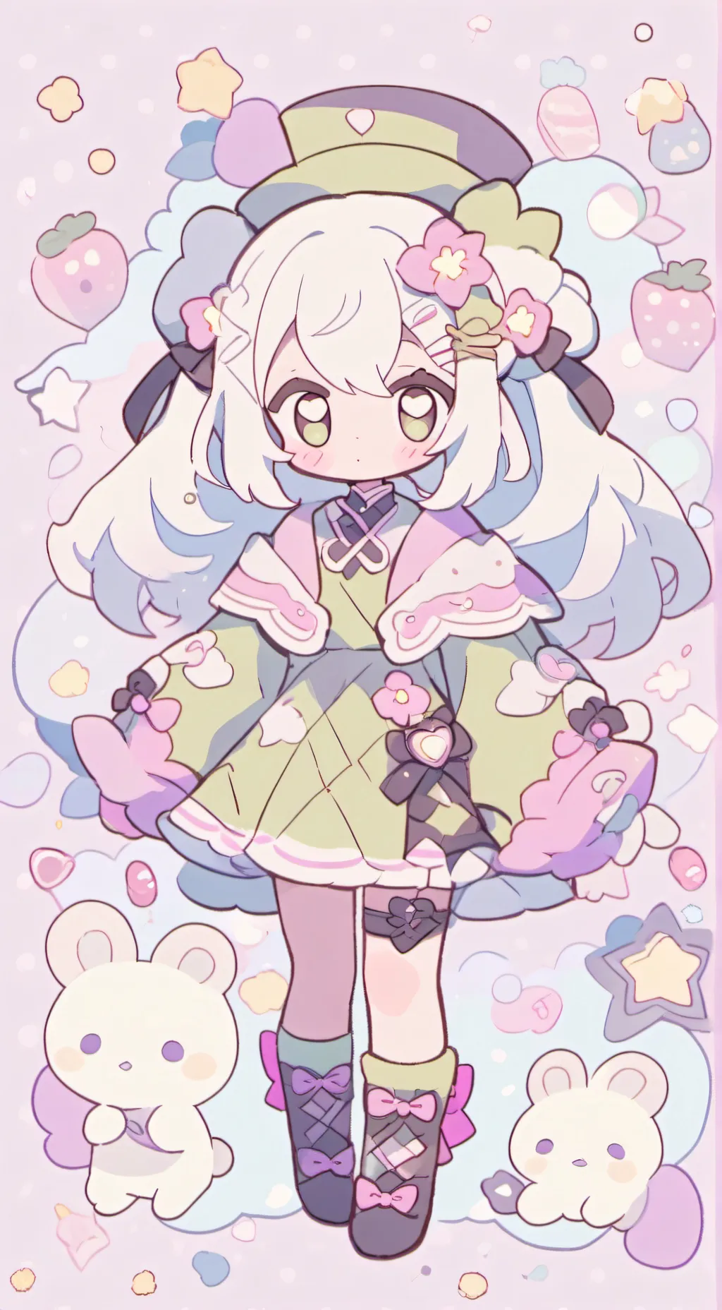 ai character: Golden child  background