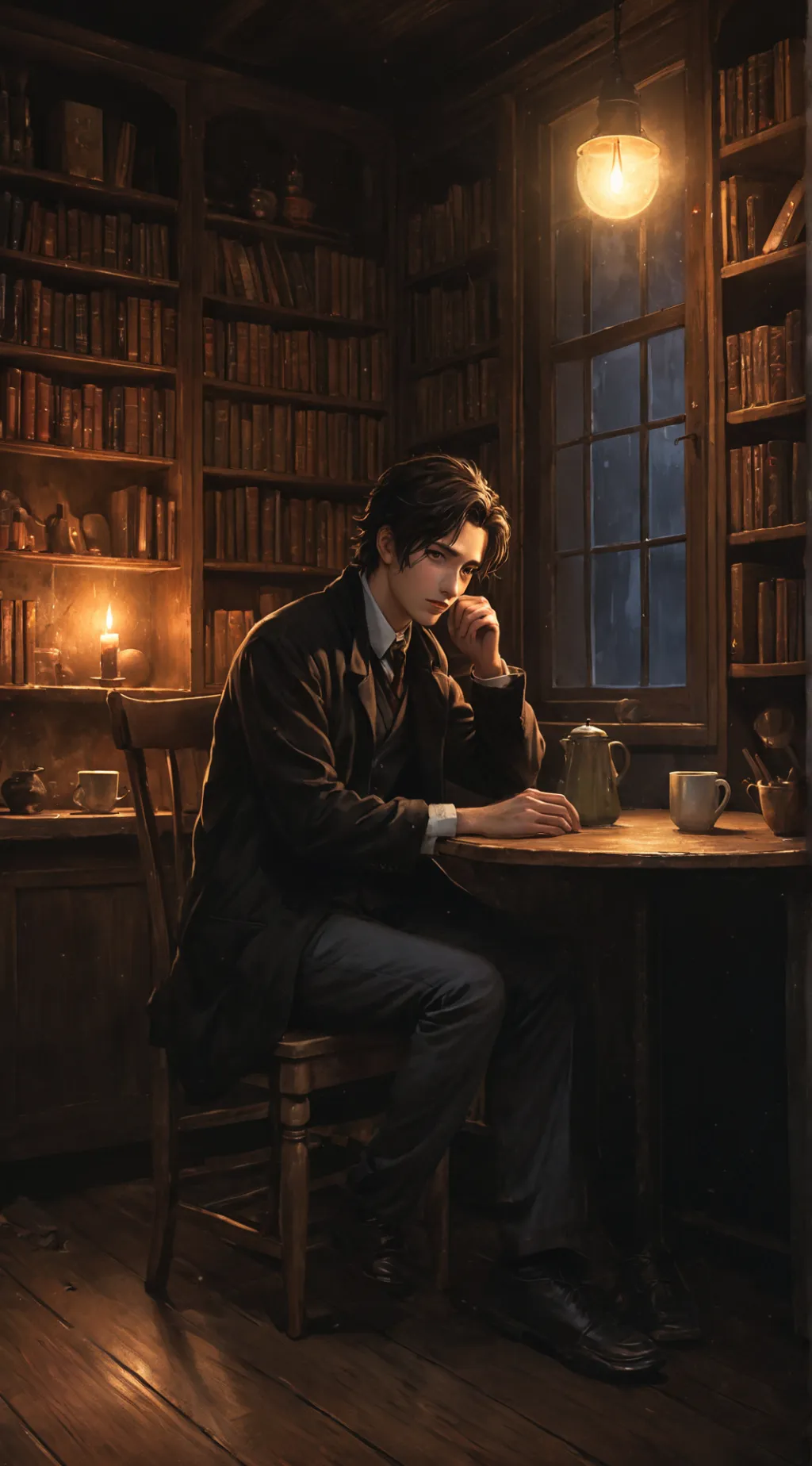 ai character: Lucien background