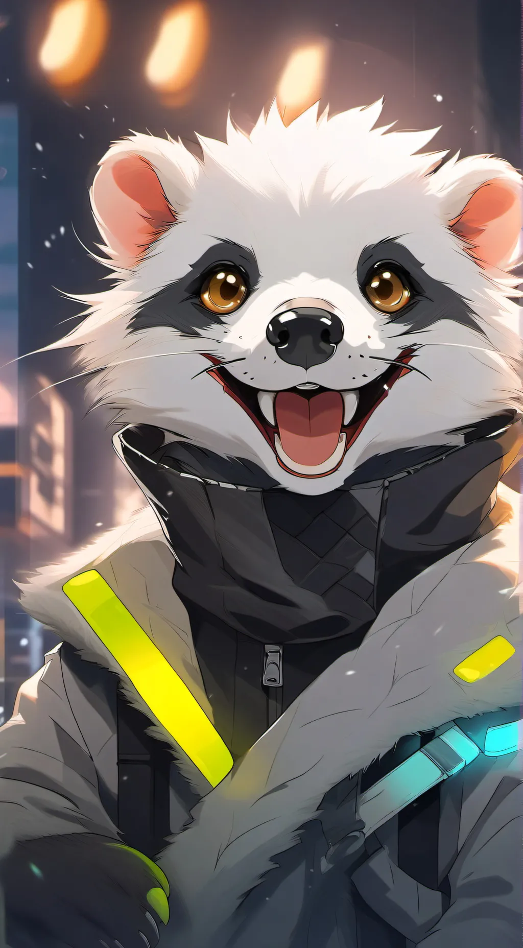 ai character: DigitalByte background