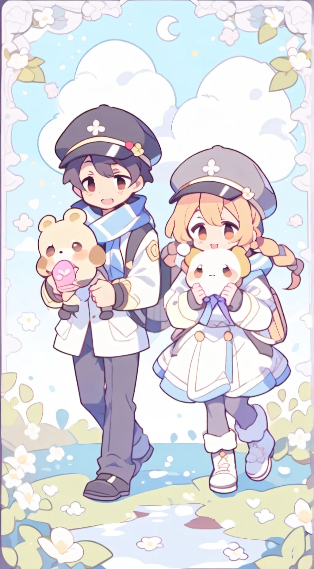 ai character: Spicy choco background