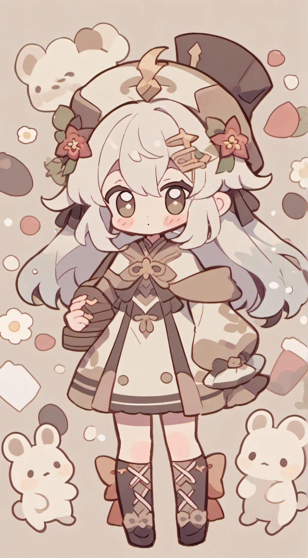 ai character: Lily background