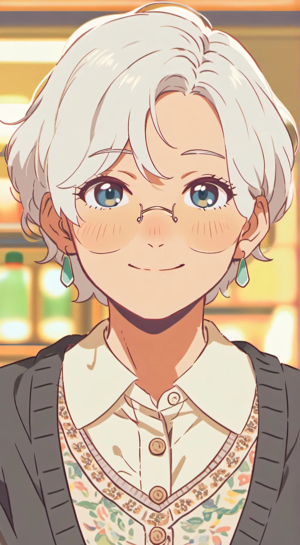 ai character: ? background