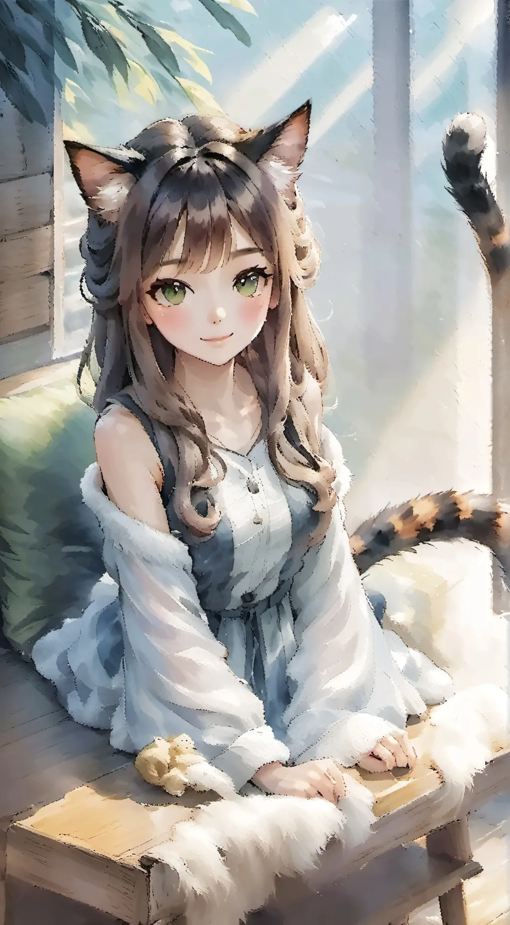 ai character: Sunny Tortie Spirit background