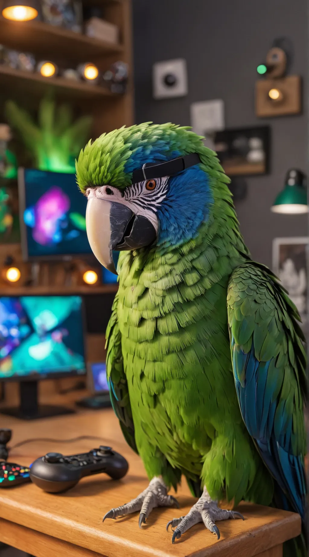 ai character: LookOut3D background