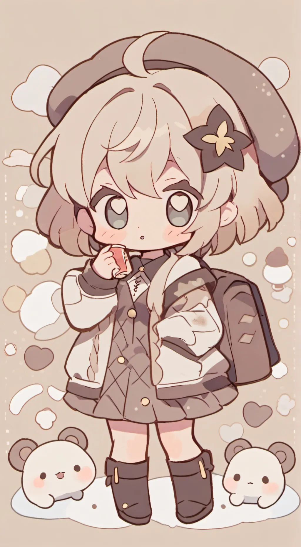 ai character: Bento Babies background