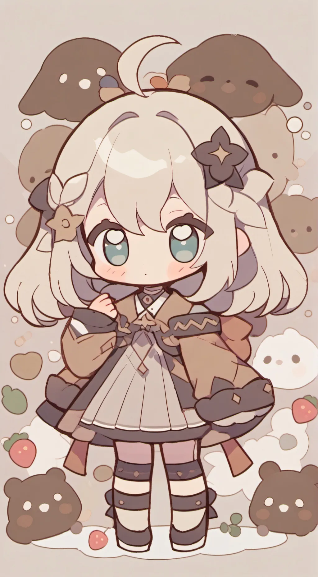 ai character: Чиби-хамя background