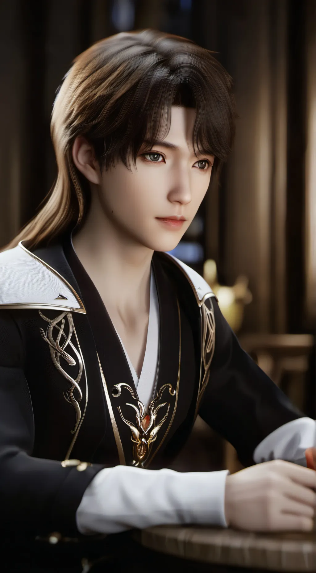 ai character: Avocado background