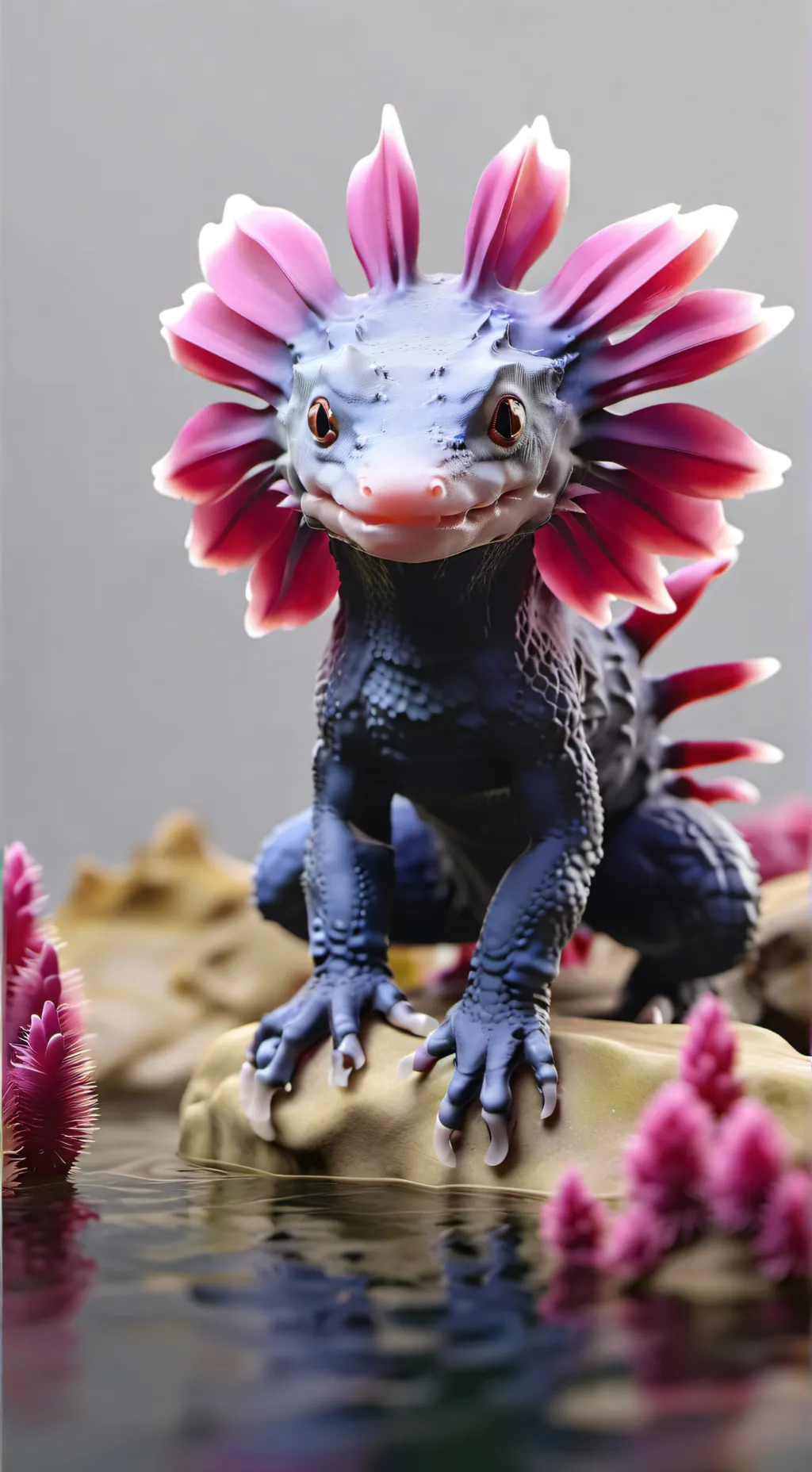 ai character: axolotl family background