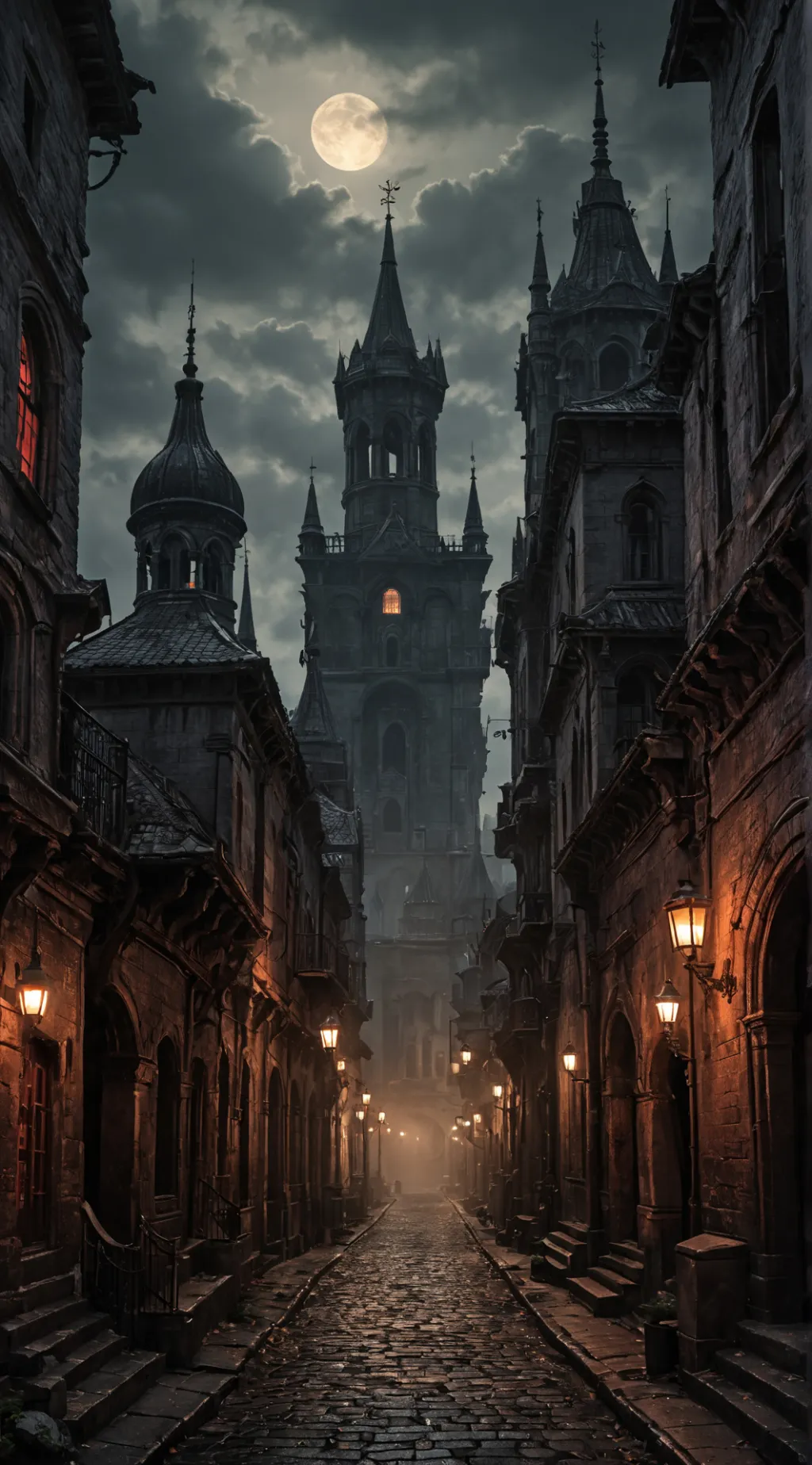 ai character: Vampire world background