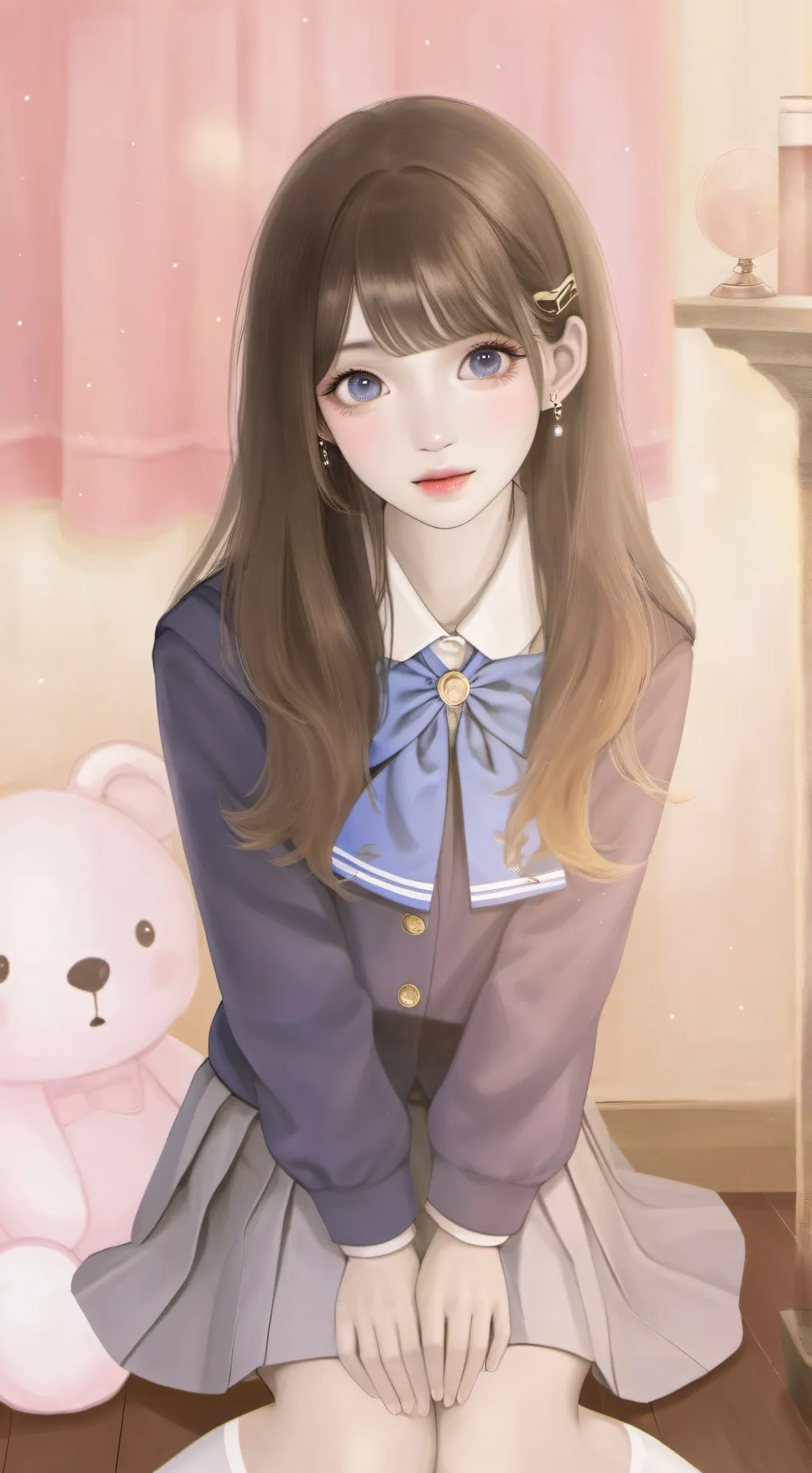 ai character: Annie  background