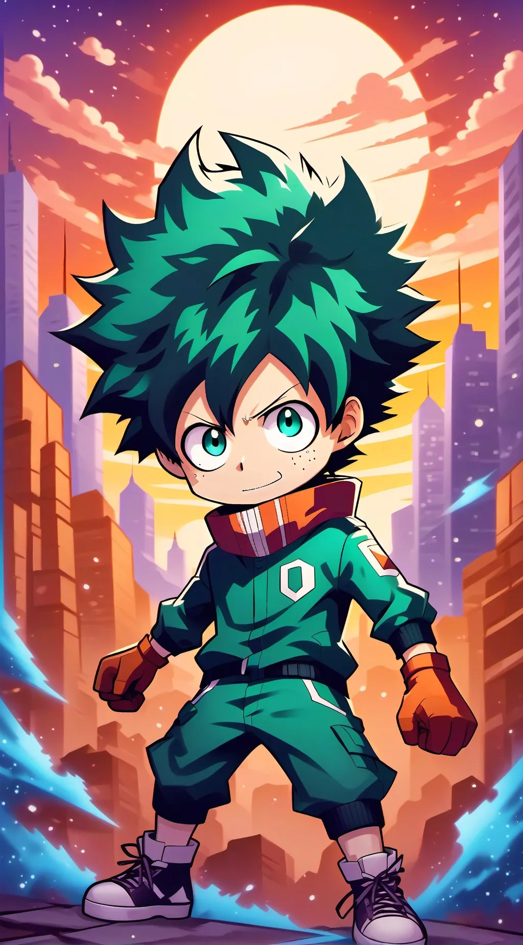 ai character: My hero academia  background
