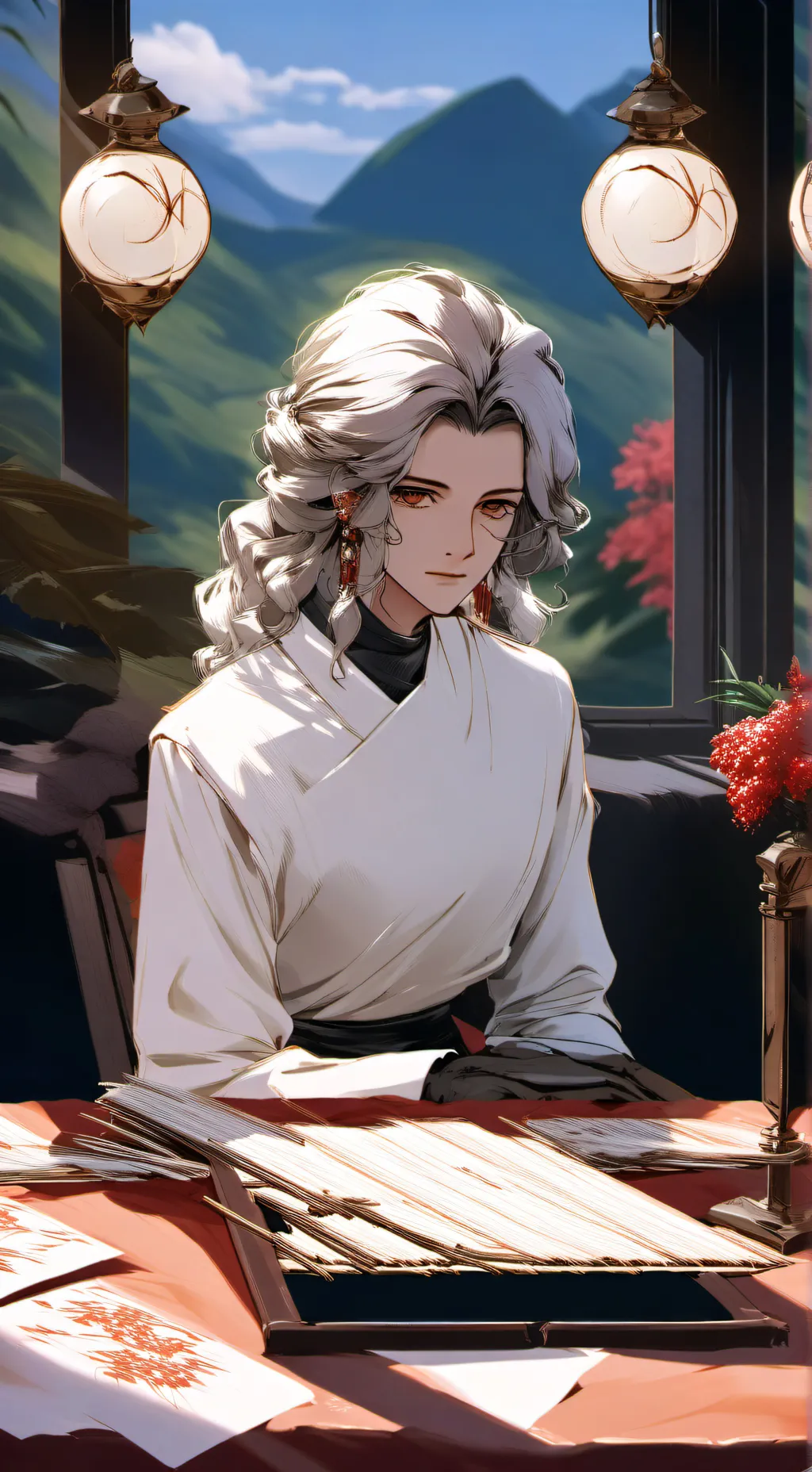 ai character: lucas background