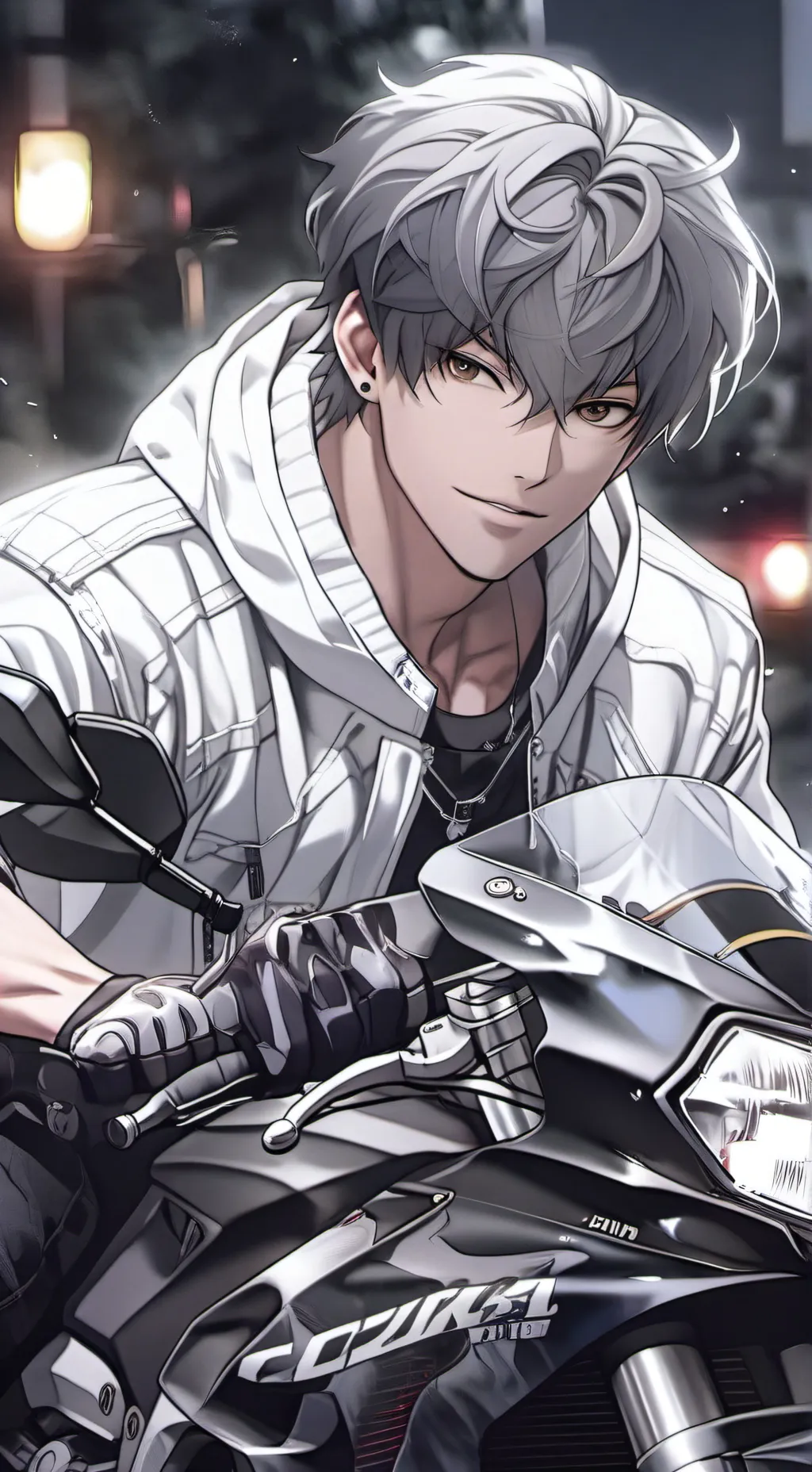 ai character: Tamaki Kuma background