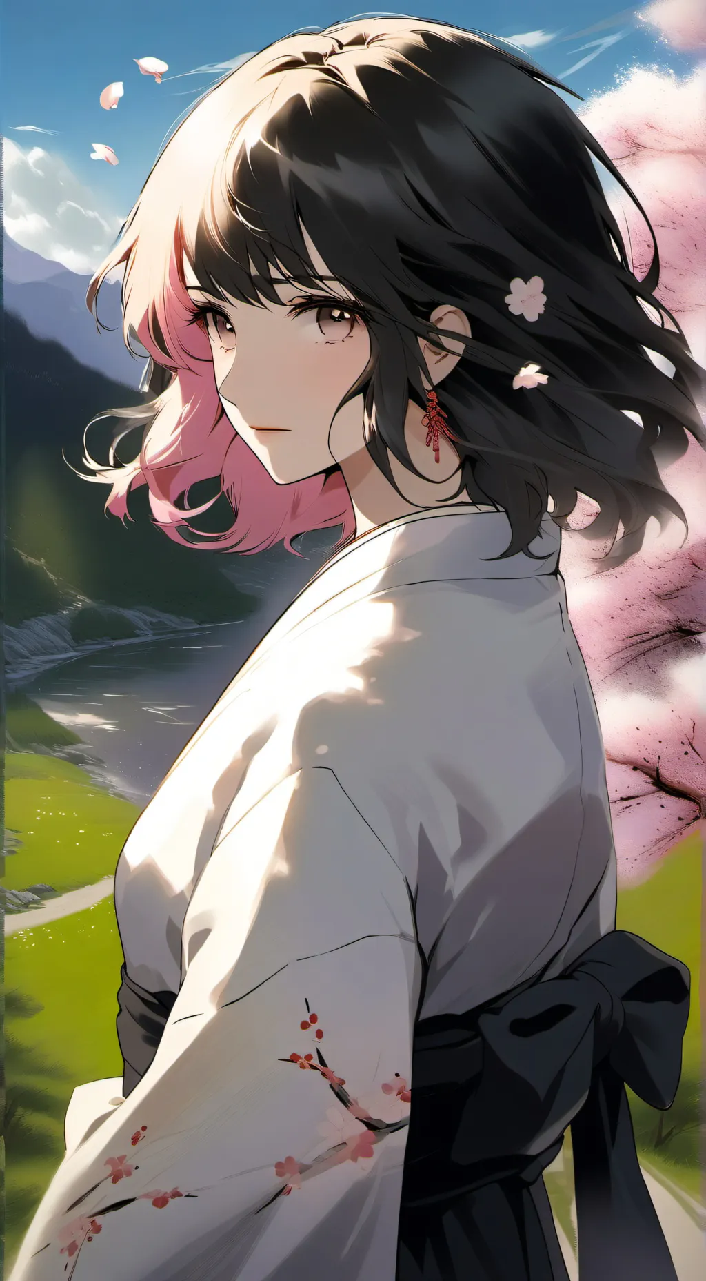 ai character: Yuki Yinghua background