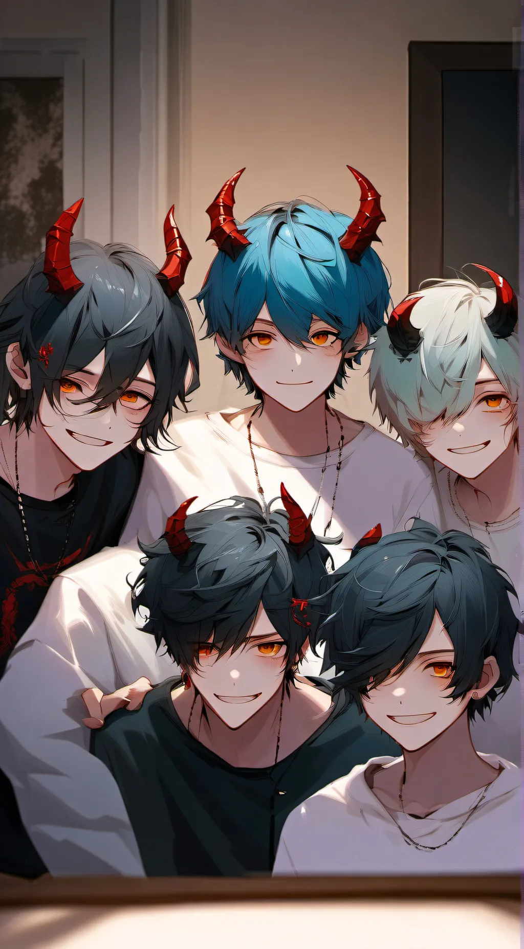 ai character: The five demons background