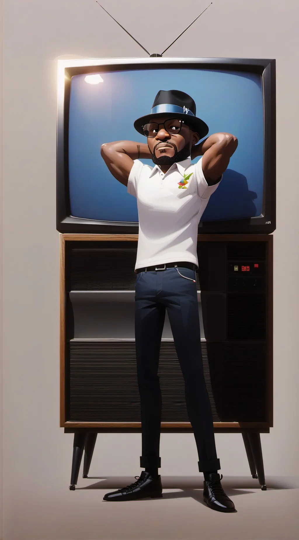 ai character: My brother colder background