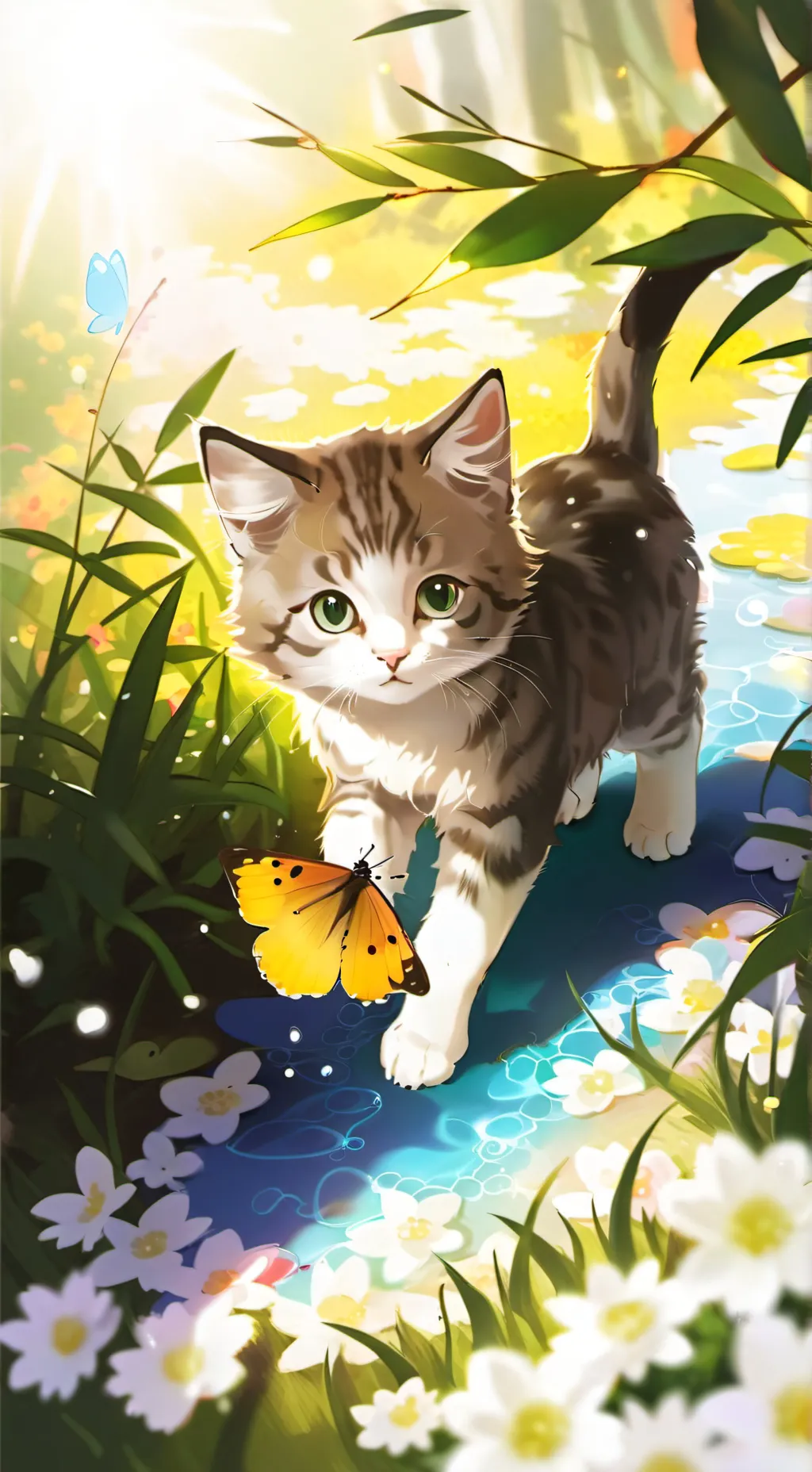 ai character: kitty background