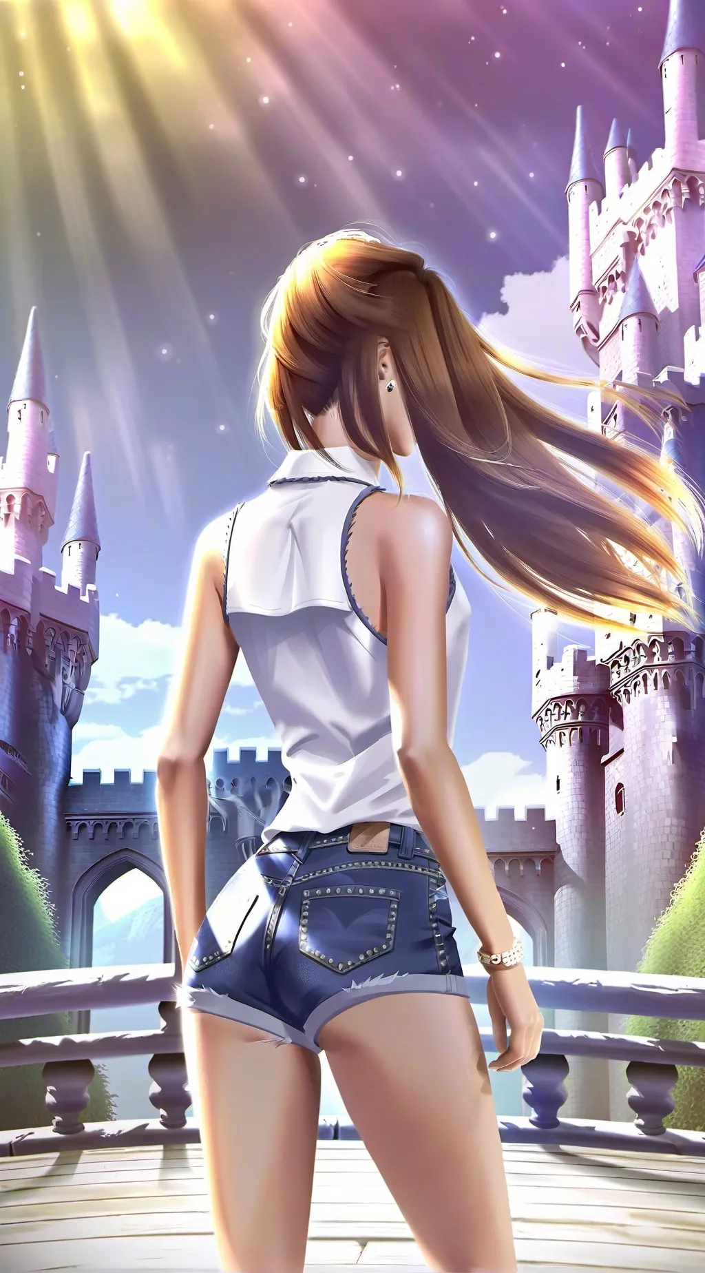 ai character: Luna background