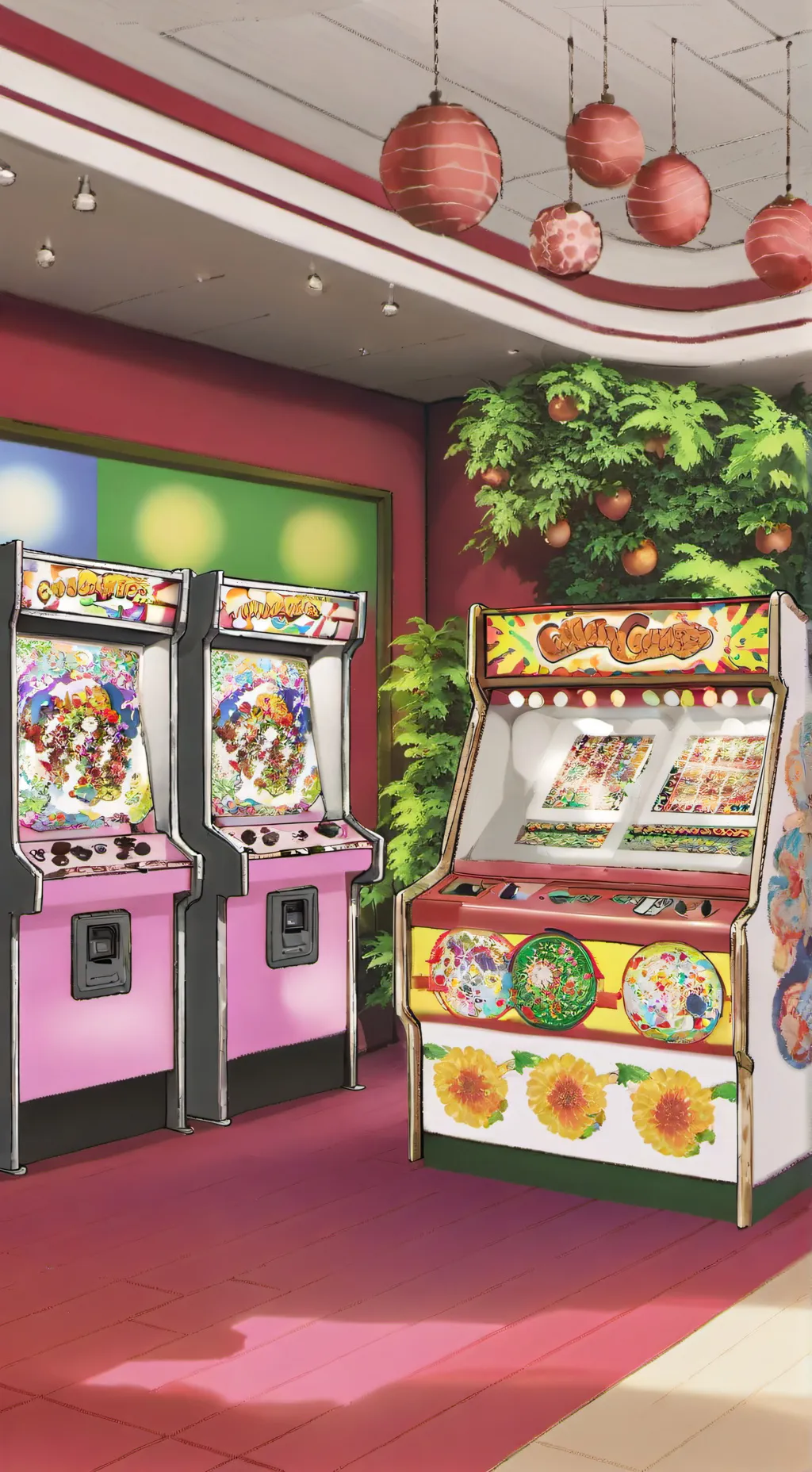 ai character: Ds Chuck E cheese background