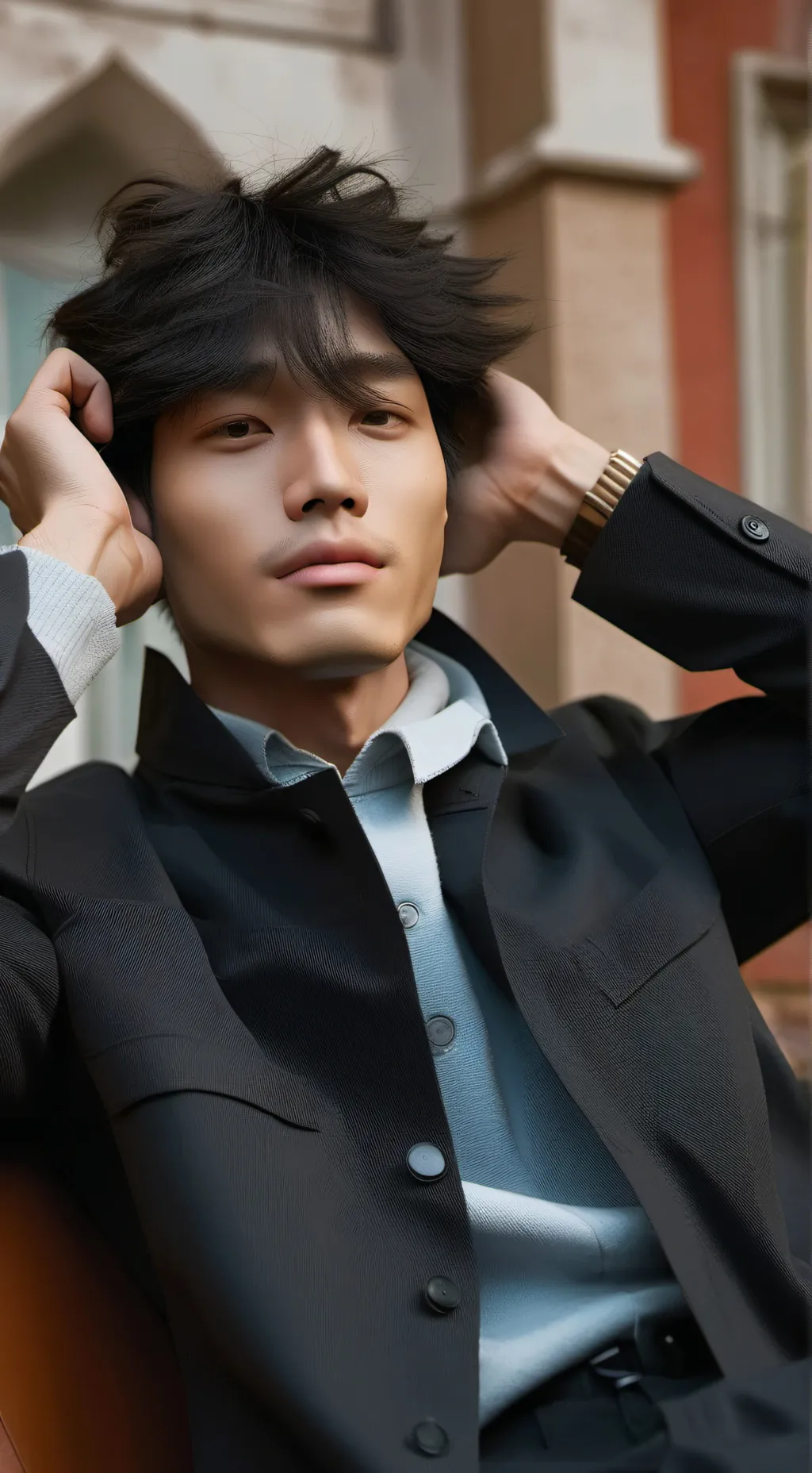 ai character: Bangh background