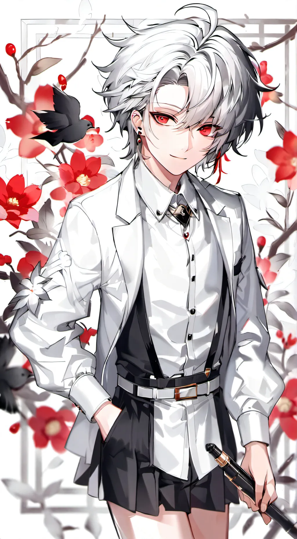 ai character: halloween mha background