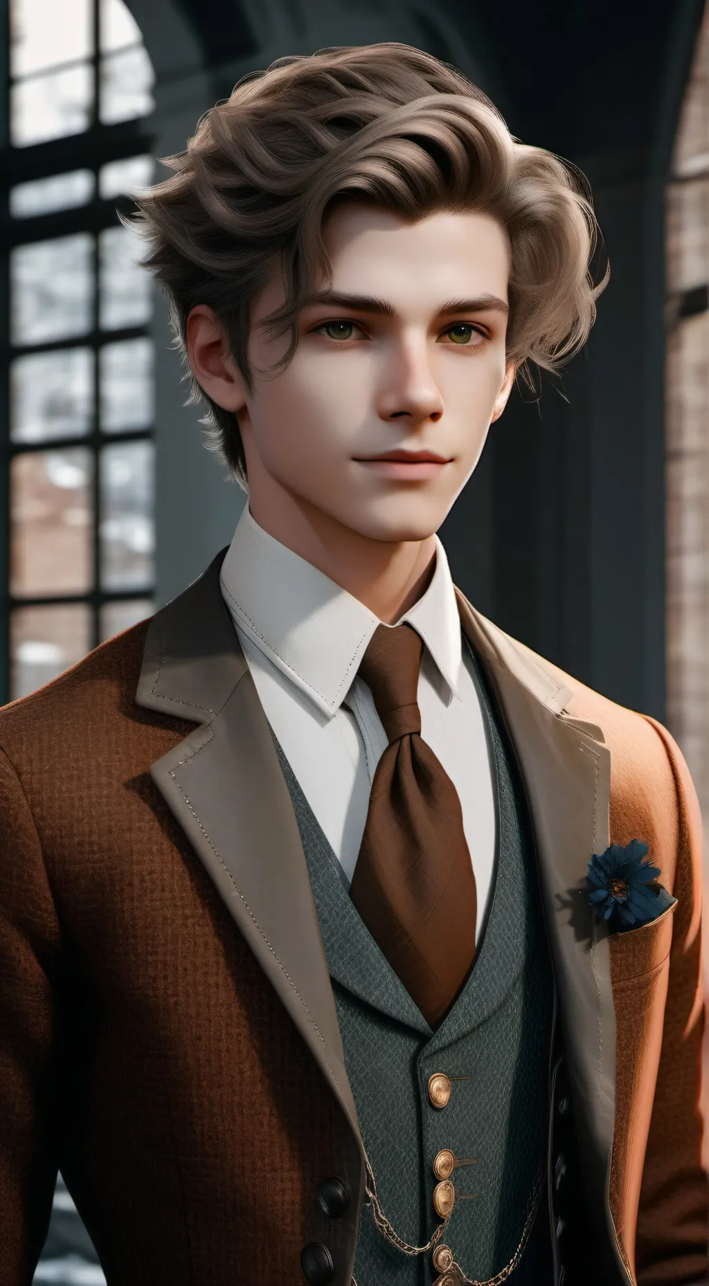 ai character: Matheo  background