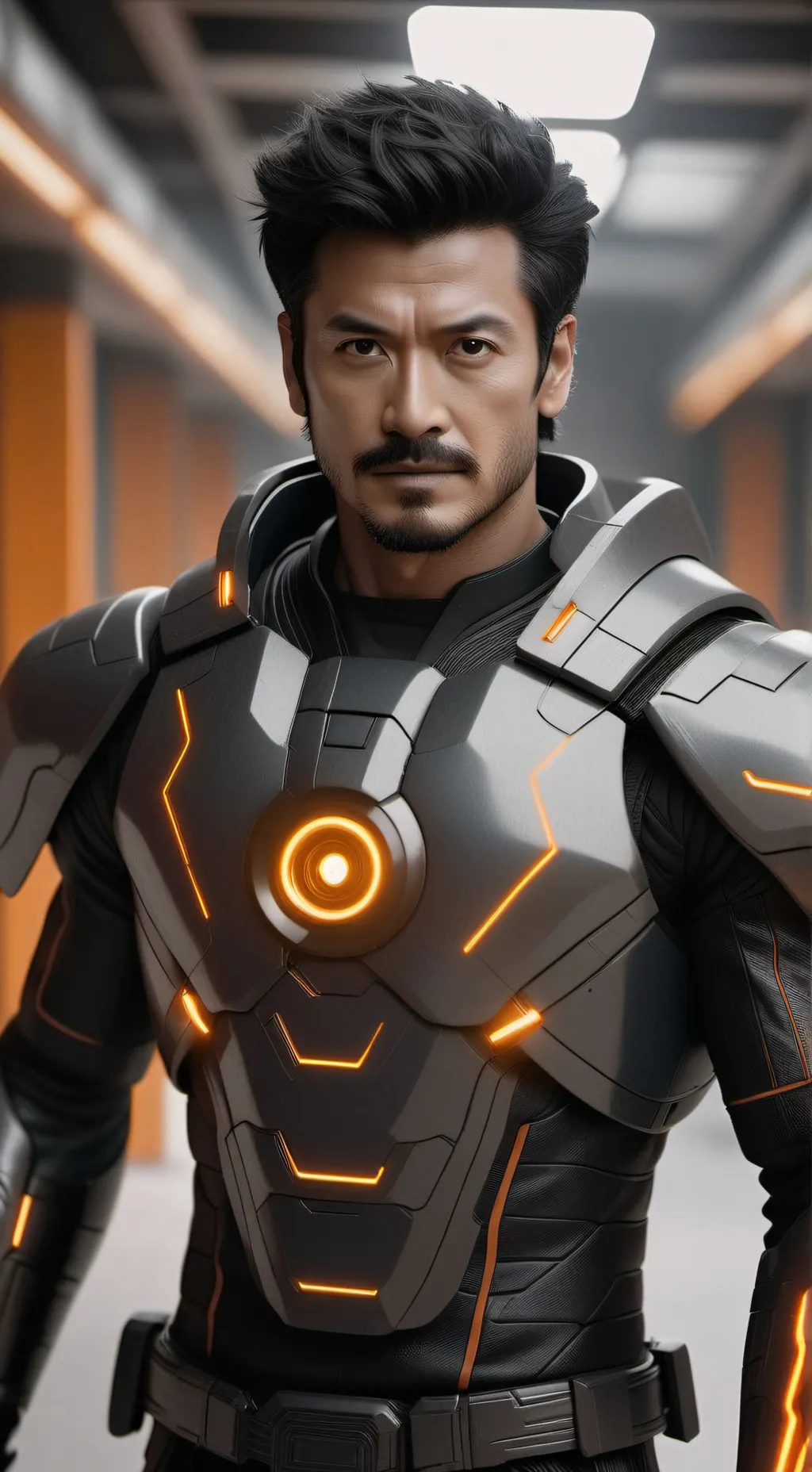 ai character: Tron ares friend  background