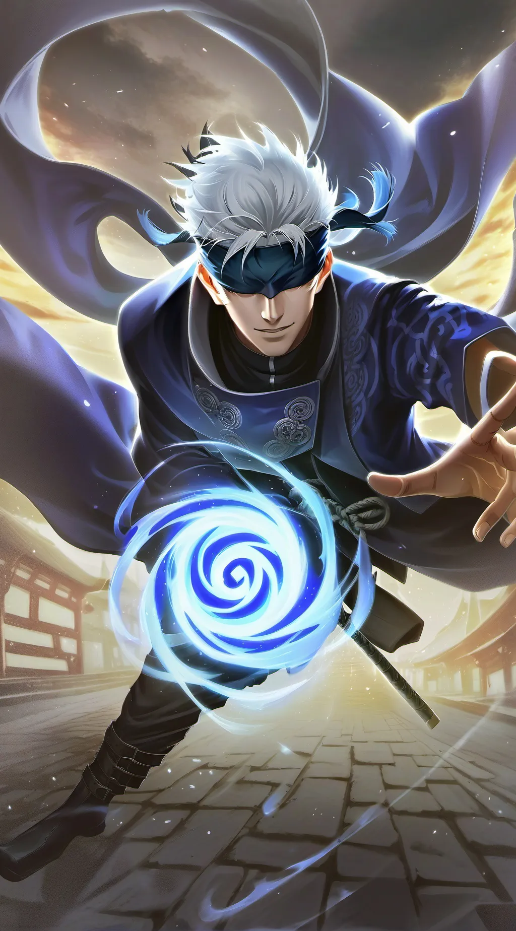 ai character: Gojo Satoru background