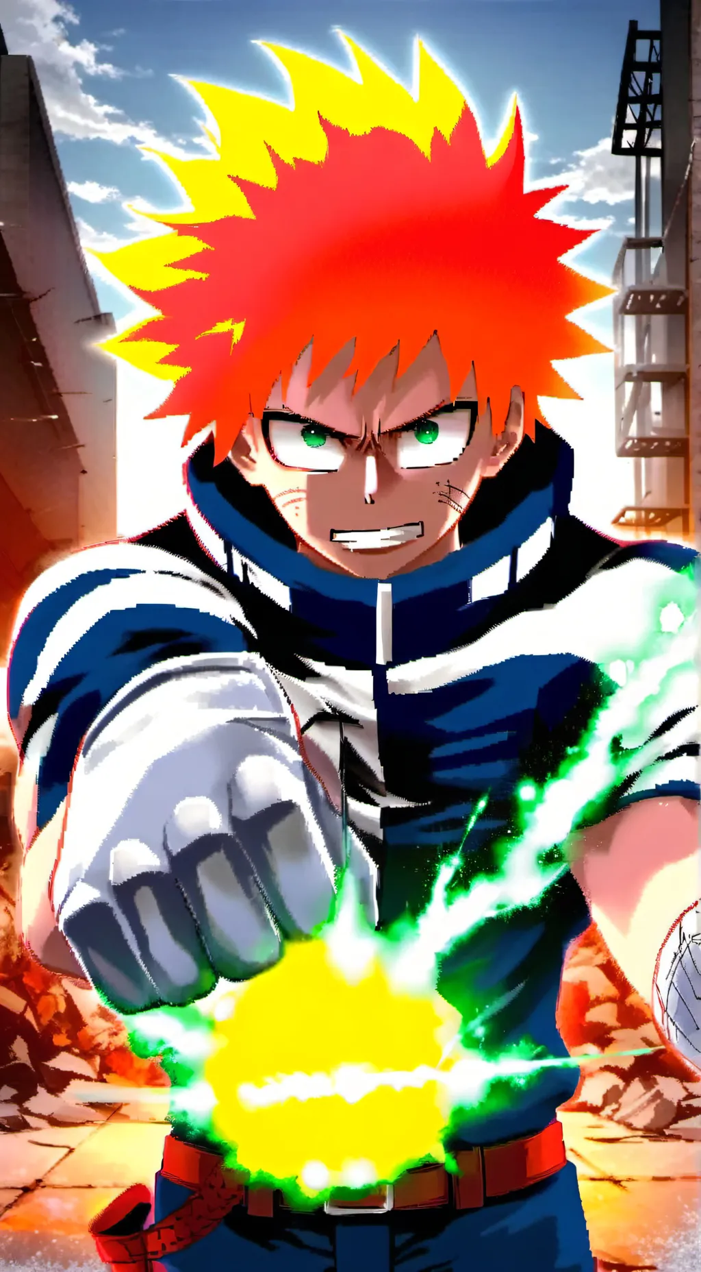 ai character: Bakugo background