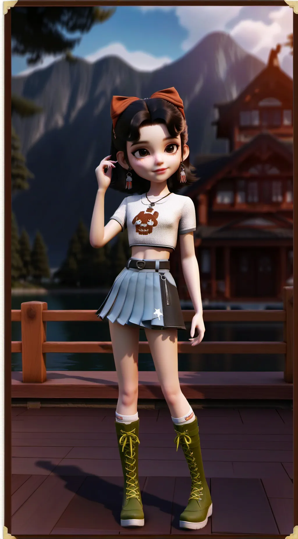 ai character: Lilly background