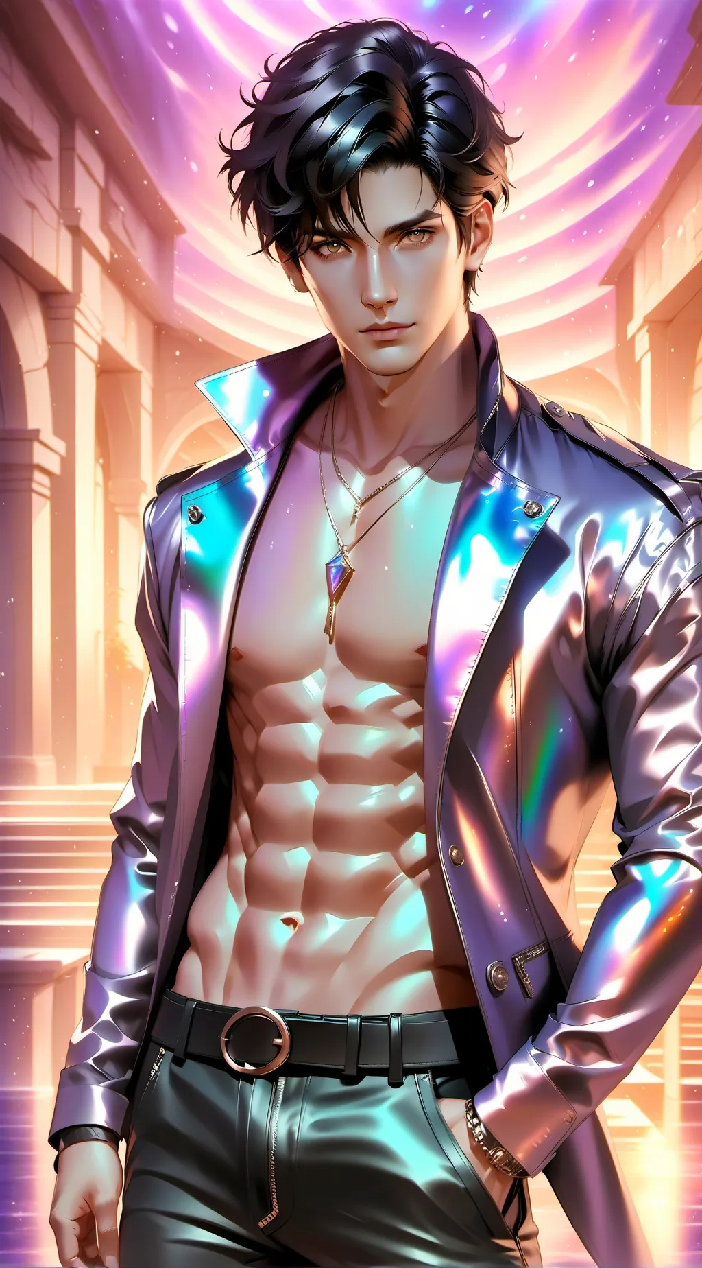ai character: Leo  background