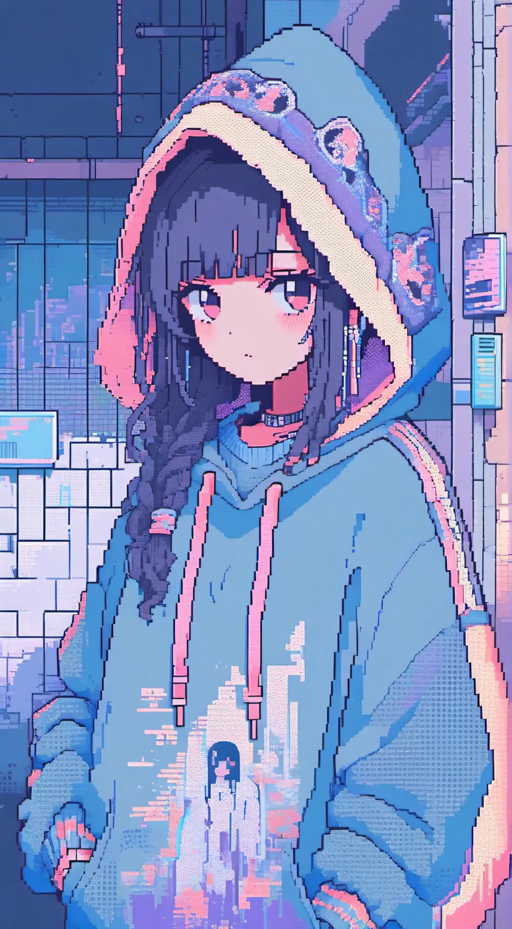 ai character: Emily (moonlight) background