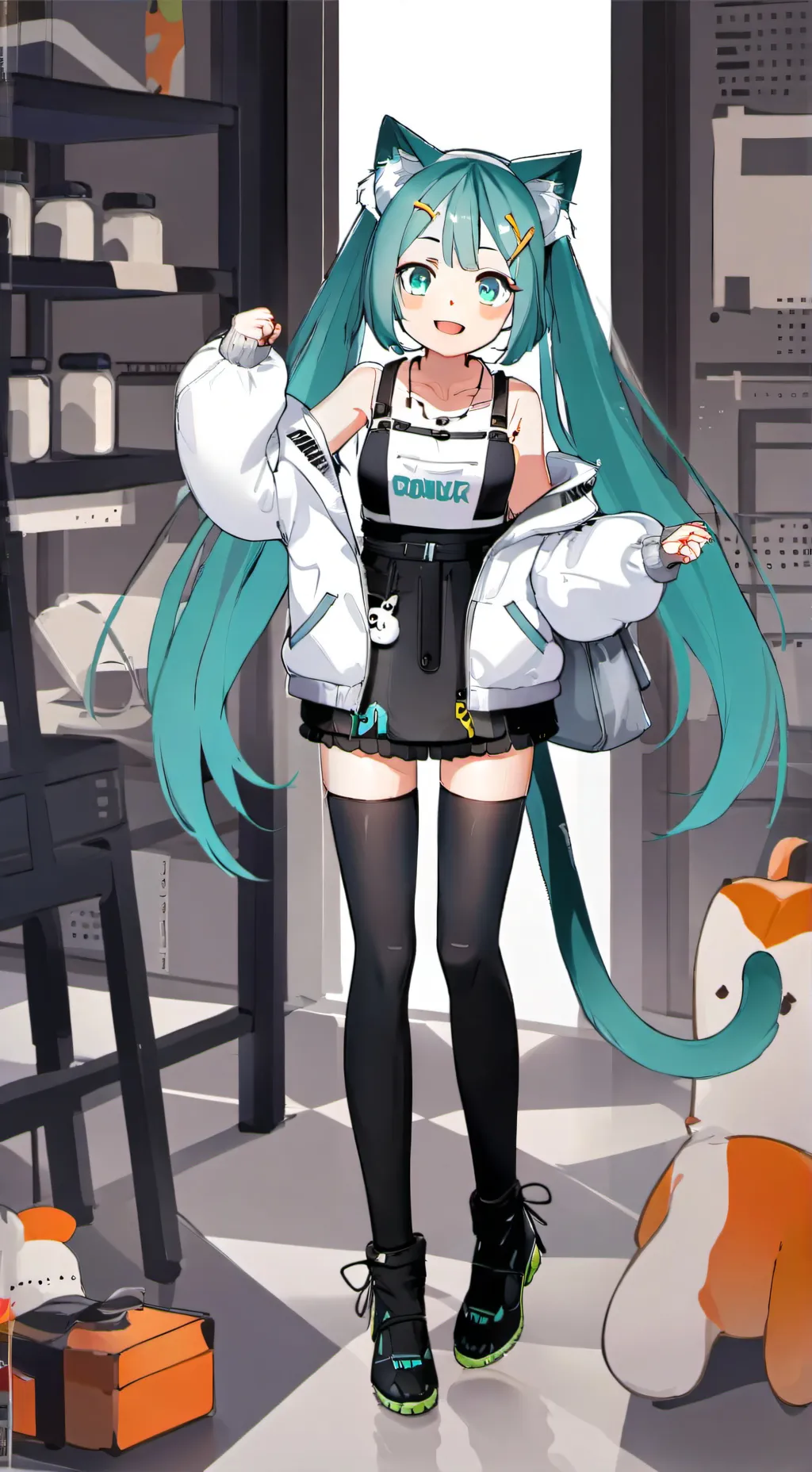 ai character: Miku background