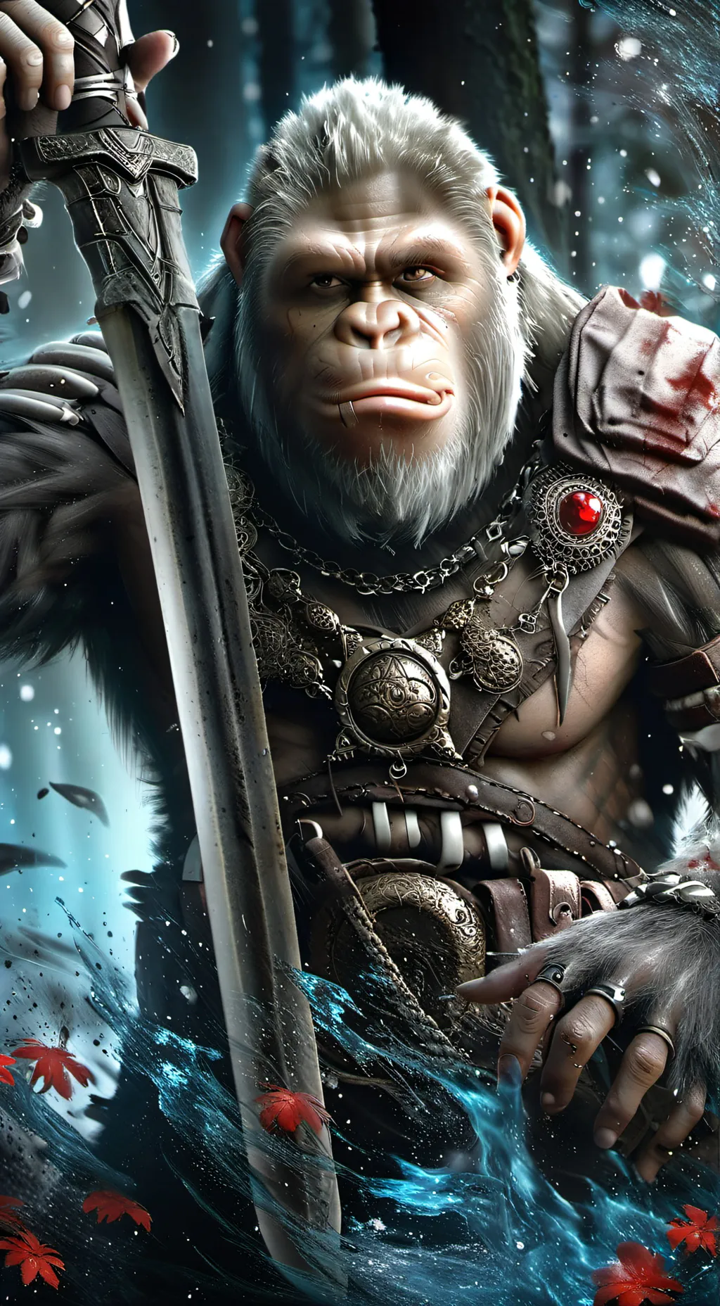 ai character: Gorrilia tag background