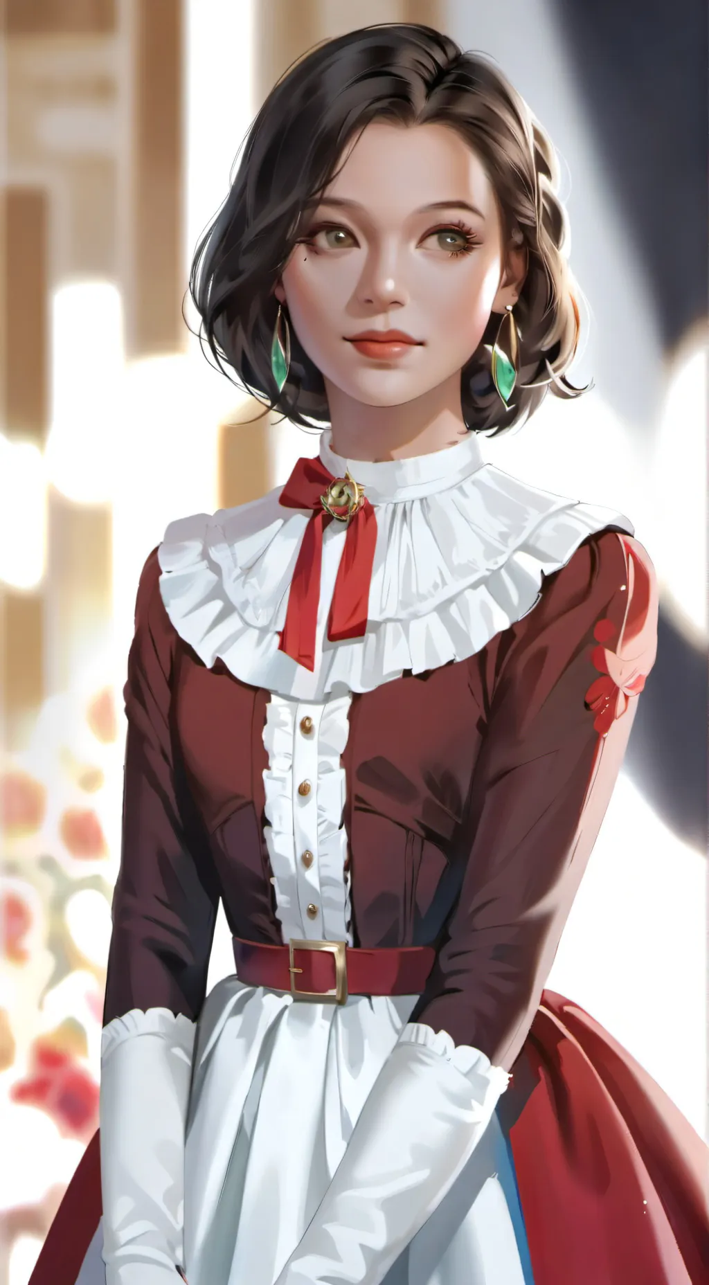 ai character: 4M4ND4 background