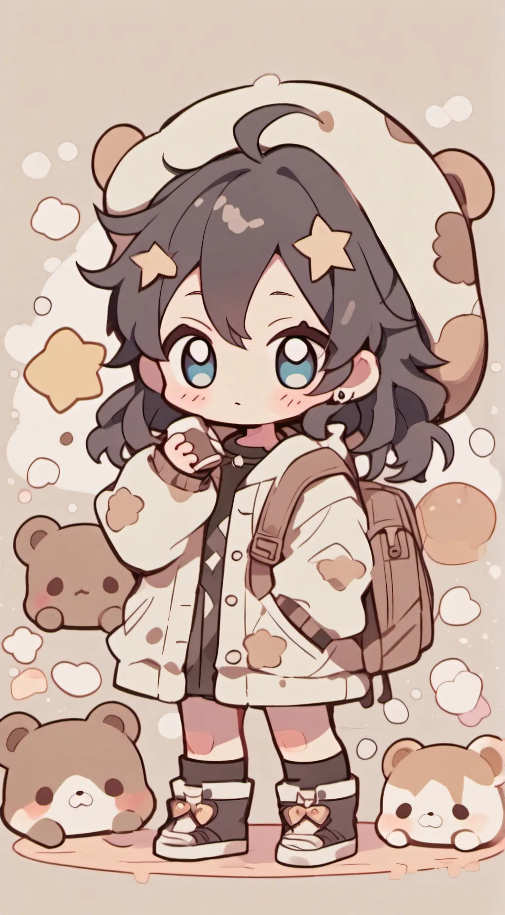 ai character: KATSUKI BAKUGO!! background