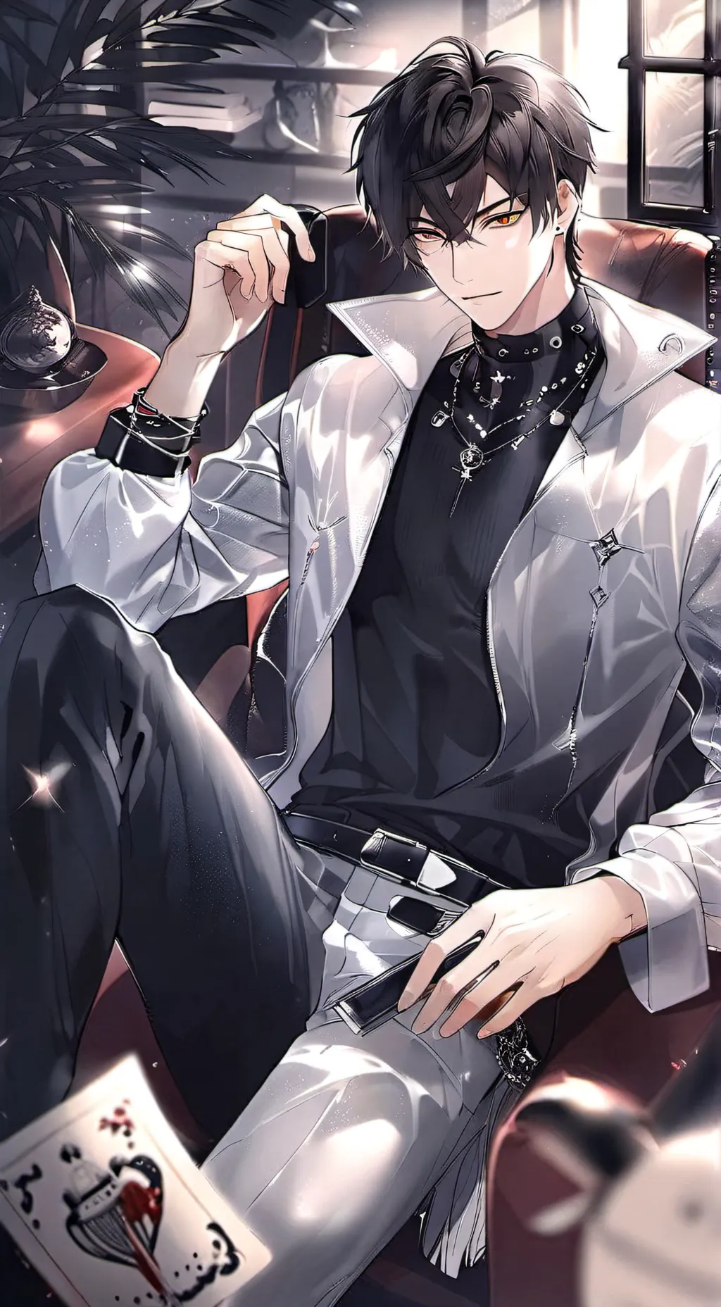 ai character: Lucas  background