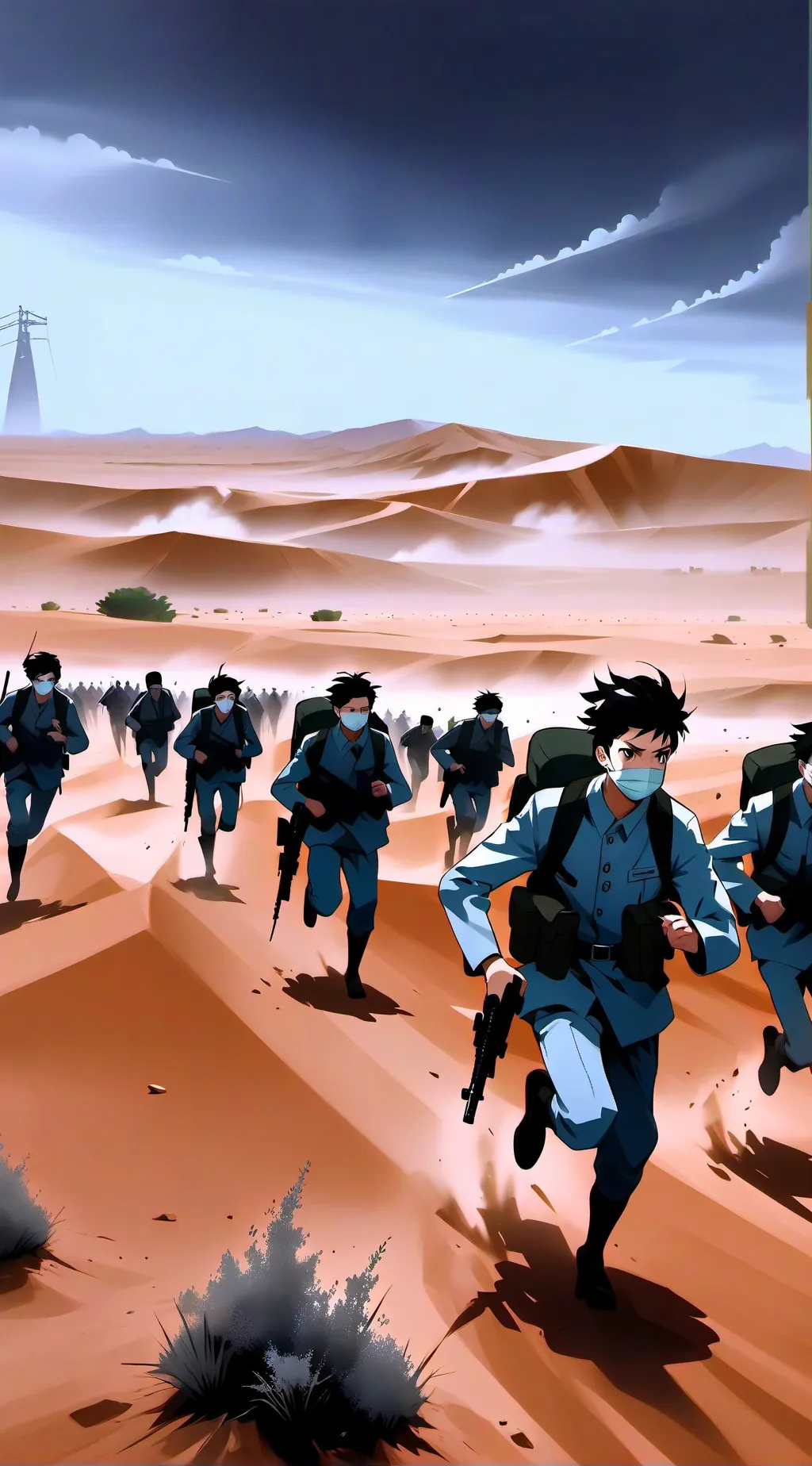 ai character: нападение background