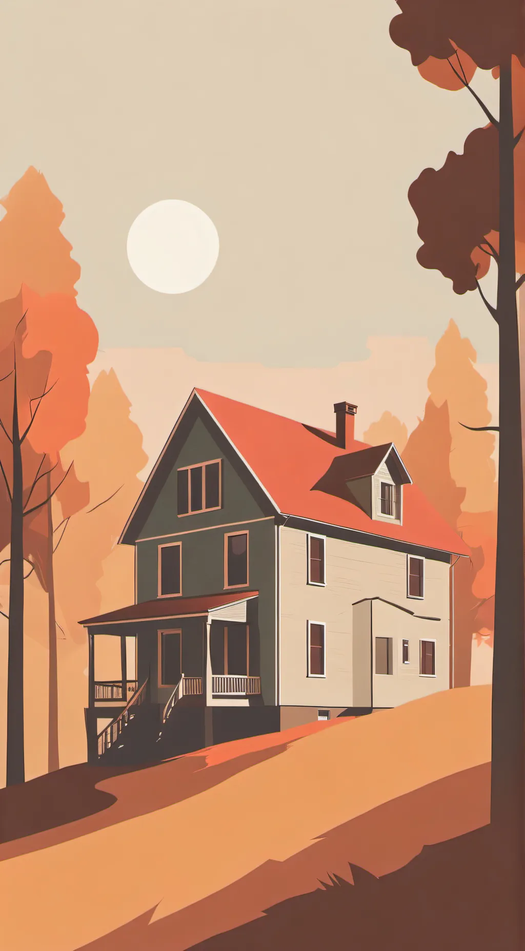 ai character: Countryhuman chill background