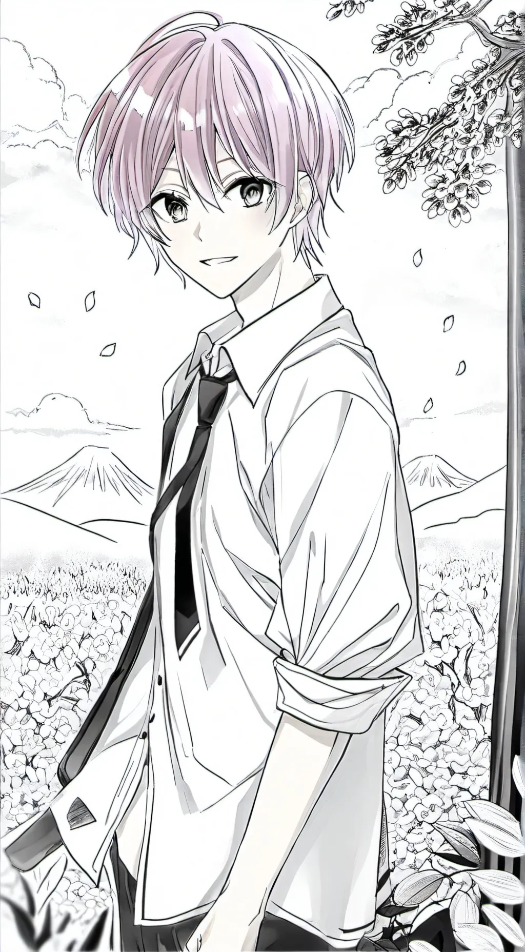 ai character: kitsu background