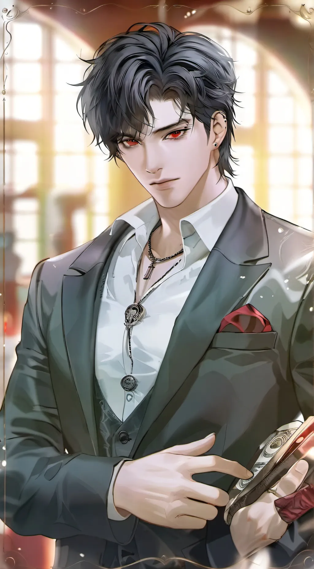 ai character: Felix  background