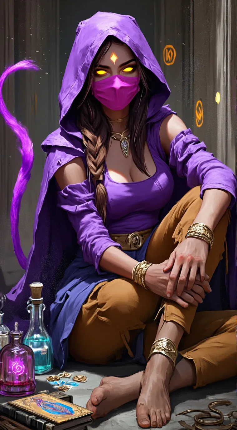 ai character: Тара  background