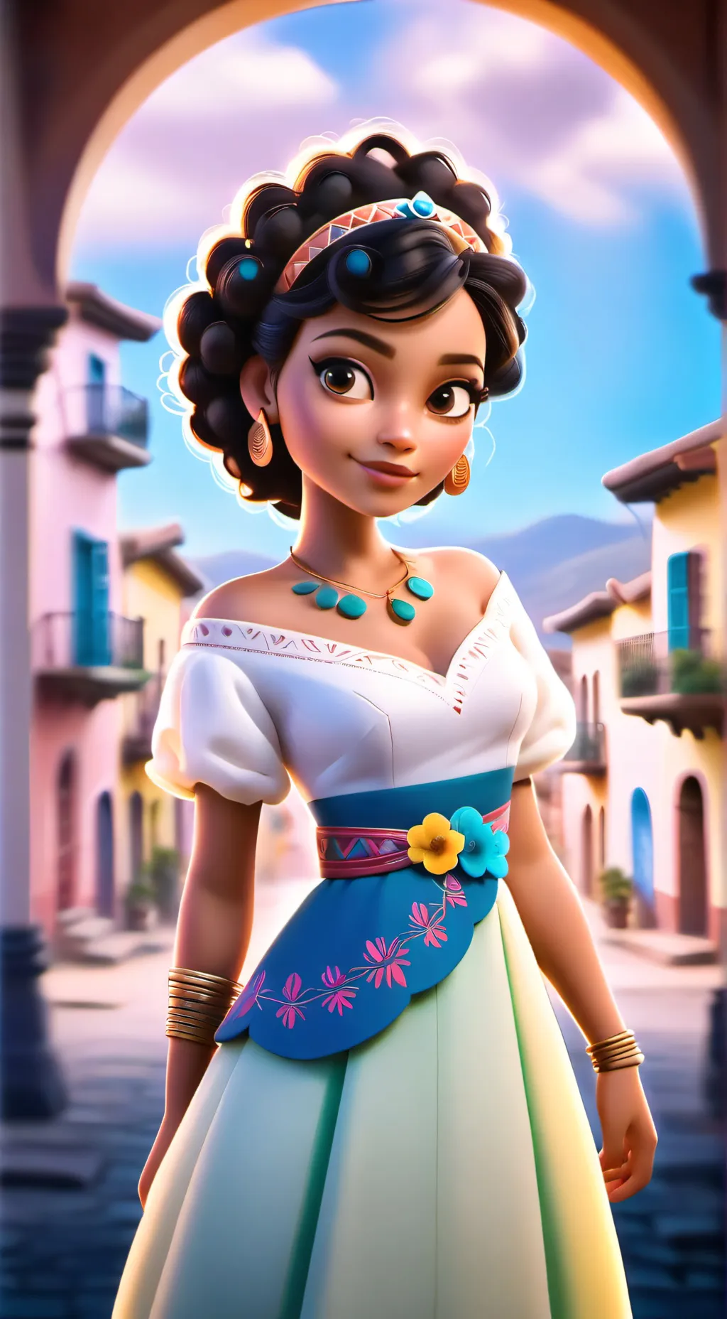 ai character: mirabel madrigal background