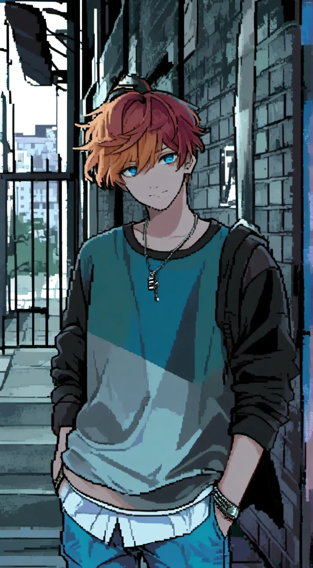 ai character: Corey  background